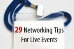 networking tips live events
