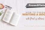 how to finish writing a book