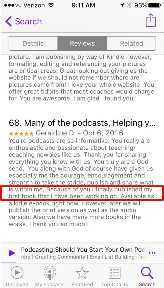 podcast reviews
