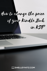 change price kindle book