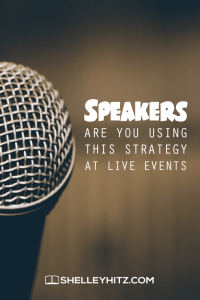 strategy at live events