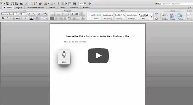 voice dictation on Mac