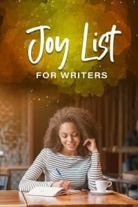 Joy List for Writers