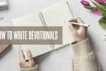 How to Write Devotionals